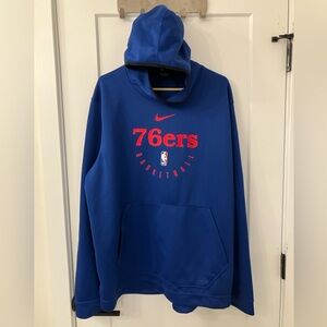 Nike Dri-Fit Philadelphia 76ers Sixers Hoodie Size 2X XXL